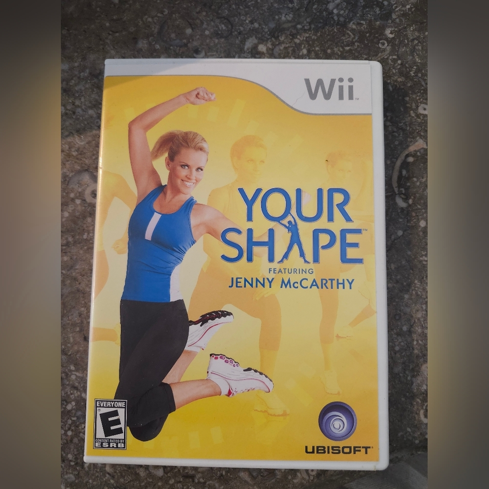 Nintendo Your Shape Featuring Jenny McCarthy - Yellow & Blue Cover